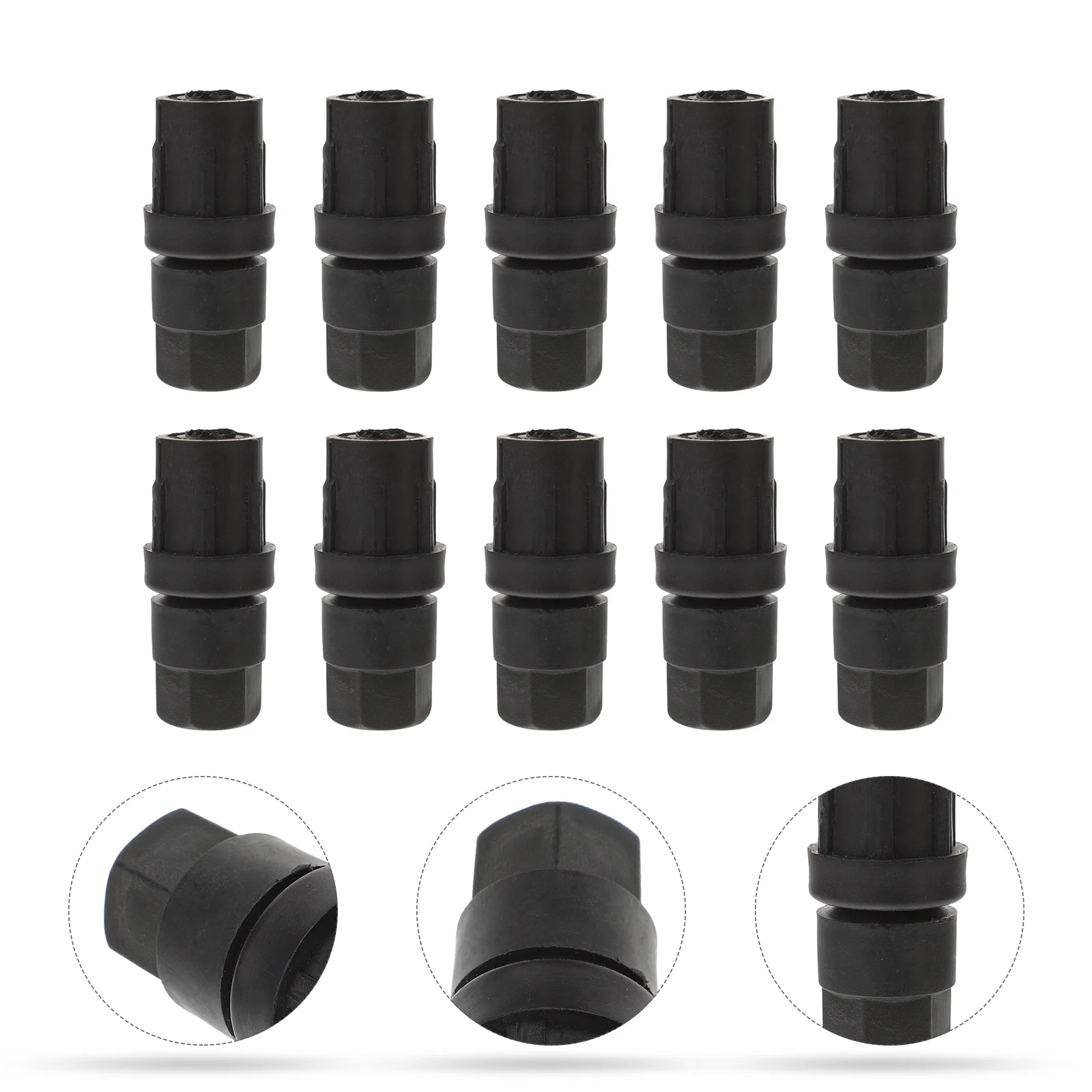 

10 Pcs Chair Leg Tips Furniture Feet Caps Table Leg Caps Cabinet Floor Protector