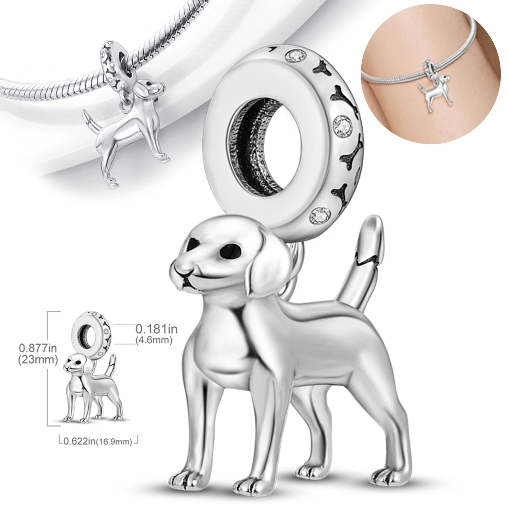 

Подвески Plata De Ley, серебряные бусины 925 пробы, подвески для браслета в виде сердца и змеи, серебряные подвески 925 пробы, оригинальные Подвески для изготовления ювелирных изделий