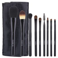 9 piece makeup brush set super soft horsehair eye shadow brush powder brush beauty tool