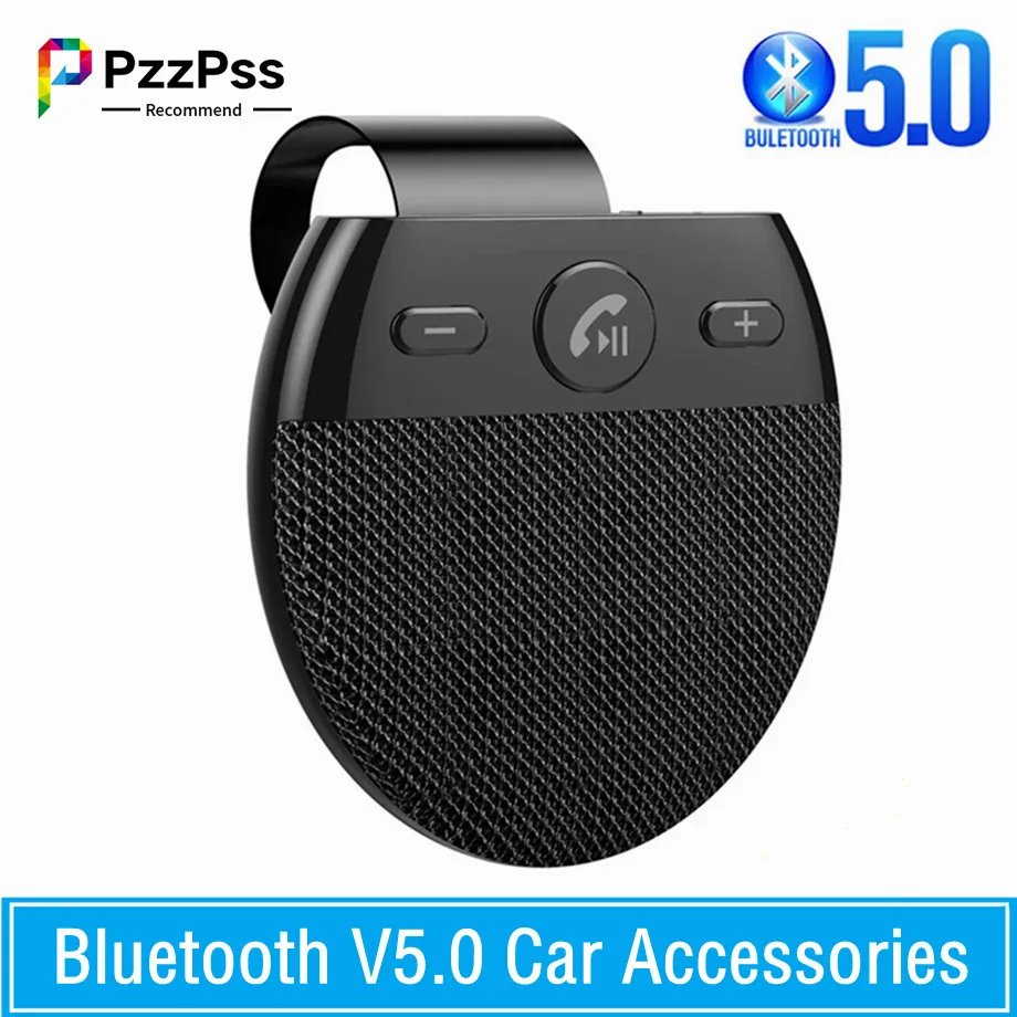 

Wireless Bluetooth Car Speaker Handsfree Kit Hands-Free Blue-tooth Multipoint Speaker Phone Sun Visor Blue Tooth Car Accessories