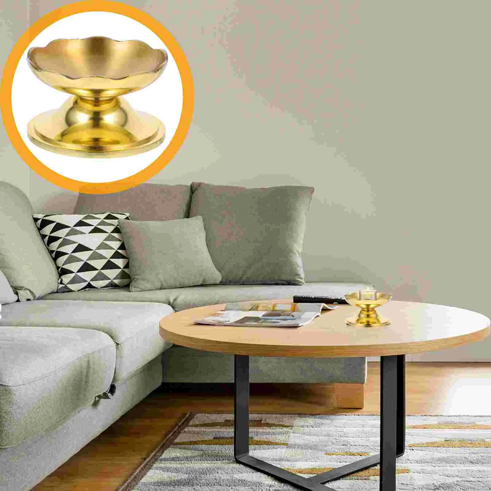 Подсвечник держатель для лампы с маслом подсвечники металлическая медная