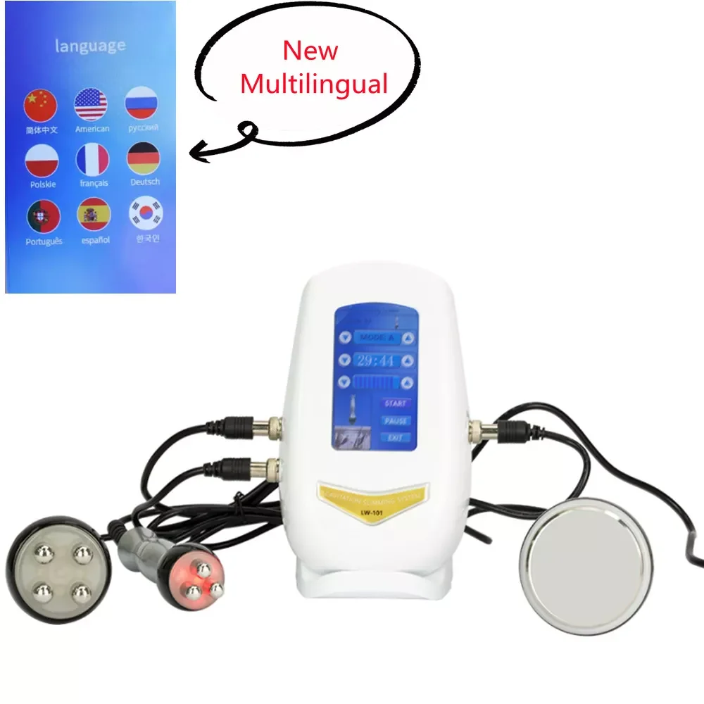 

NEW 3 in 1 40K machine Cavitation Fat Burning Radio Frequency Skin Tighten Cellulite Removal Home Use Machine