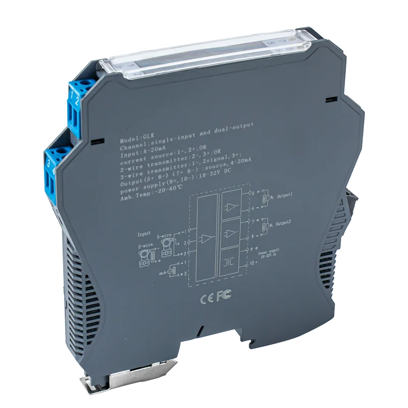 

4 20ma 0-10v 0-5v 1-5v DC Analog Signal Isolators 1 In 1 Out DC Current Converter DC24V Signal Isolator