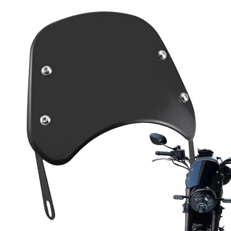 

Universal Motorcycle Windshield Motorcycle Headlight Wind Deflector Glass Protective Cover For 5 7-inch Headlights Riding