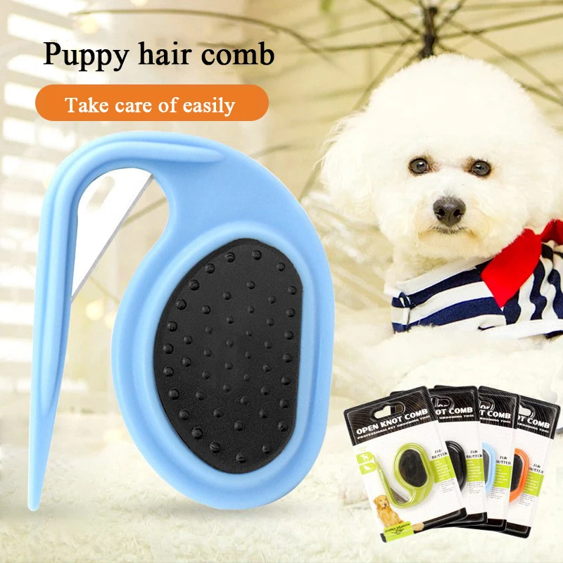 

Pet Fur Shedding Comb Pruning Comb Blade Comb Cat Refreshing Cat Dog Comb Pet Opening Knot Comb Cat Kitten Puppy Supplies