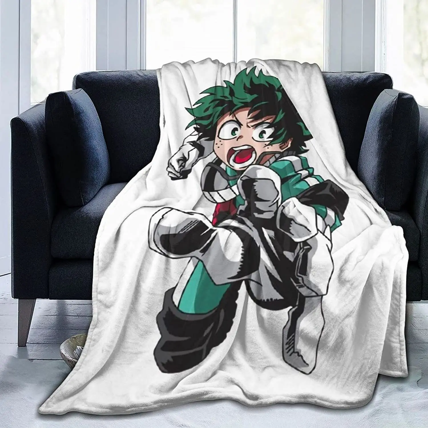 

Shonen Soft Flannel Blanket Lightweight Fleece Blanket Air Conditioner is Suitable for Bedroom Living Room Sofa