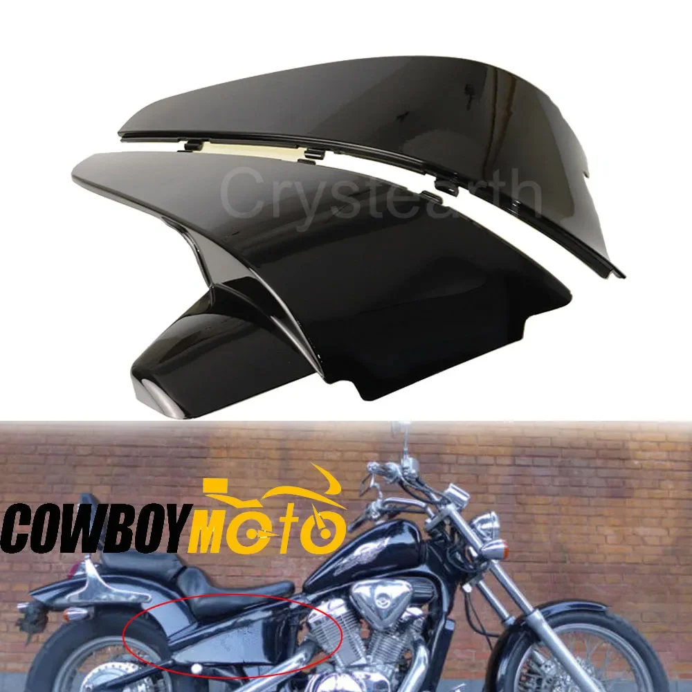 Боковая обтекатель аккумулятора мотоцикла для Honda Shadow VT 600 VLX600 STEED 400 1988-1998 1997 1996 1995