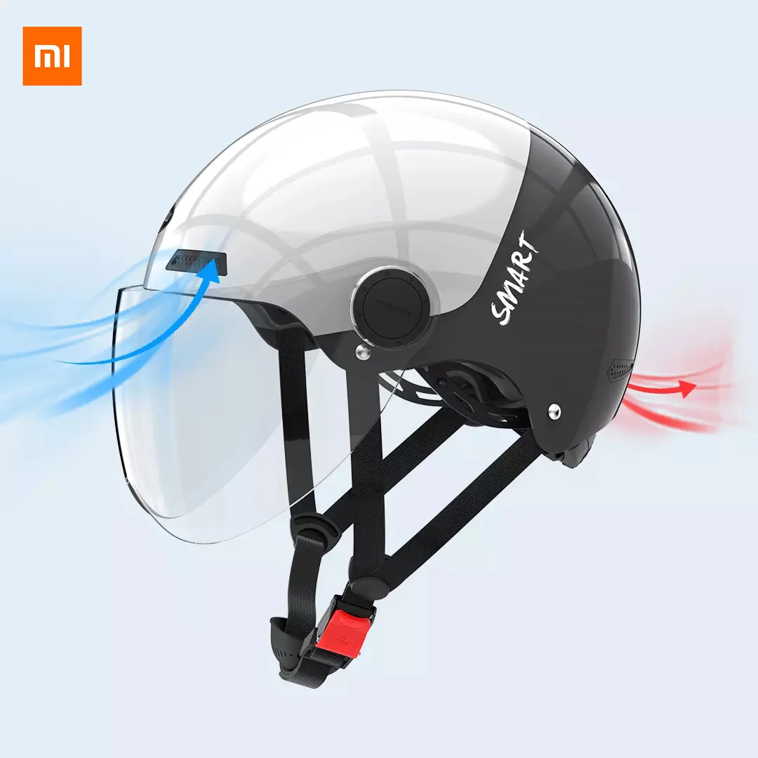 

Xiaomi Youpin Smart4u Bluetooth Simple Design Motorcycle Electric Vehicle 3C Certified Helmet Listen to music answer phone calls