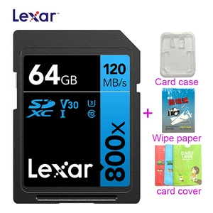 SD-карта Lexar 800x, 3264120128 ГБ, 256 Мбитс