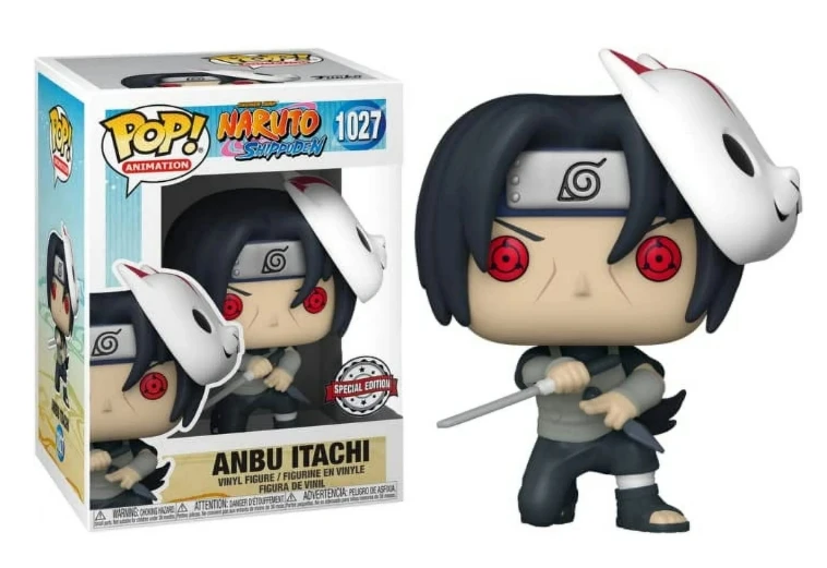 Funko pop Наруто Анбу Итачи 1027 # Коллекция моделей игрушек для детей подарок на день