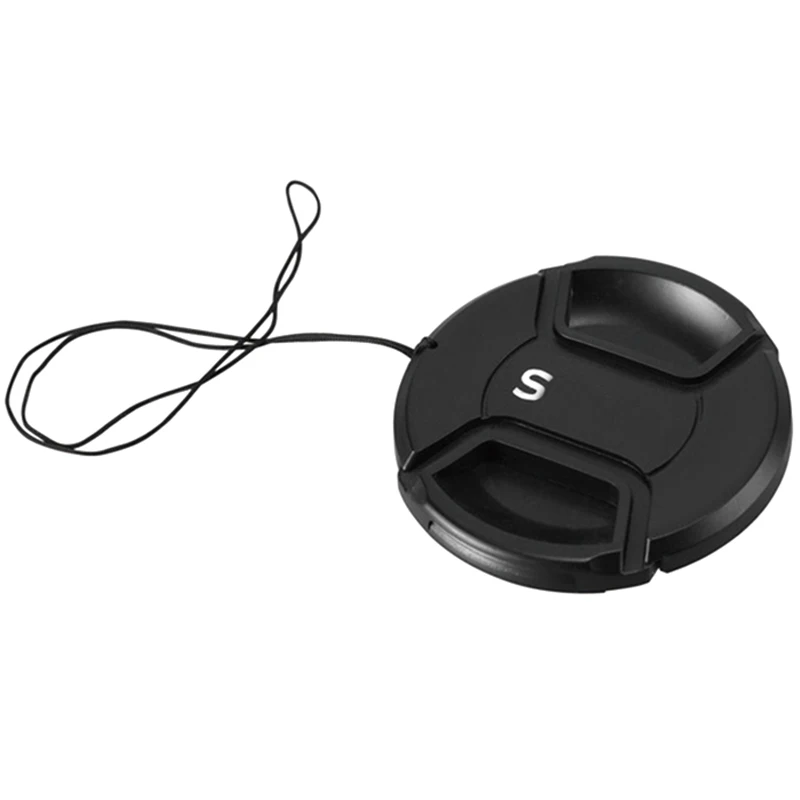 52mm 55mm 5mm8 62mm 67mm 72mm 77mm 82mm 86mm Camera Lens Cap Snap-on Cap Cover With Anti-lost Rope For SIGMA Canon Camera Lens