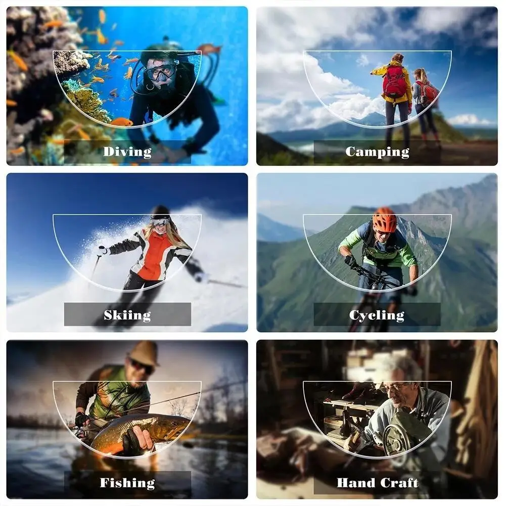 Бифокальные линзы из жидкого силикона 2 шт.