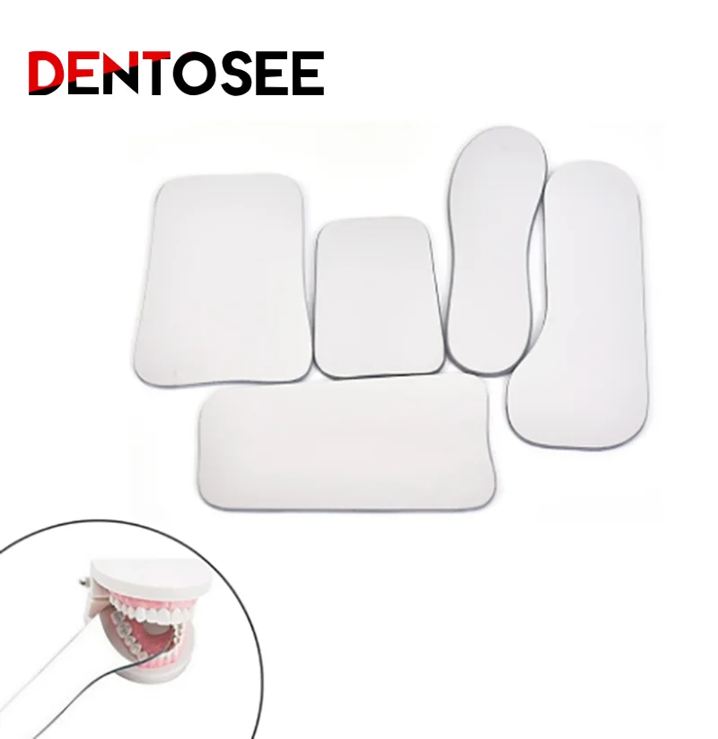 

5Pcs/Set Dental Orthodontic Dental Photography Double-Sided Mirrors Dental Tools Glass Material