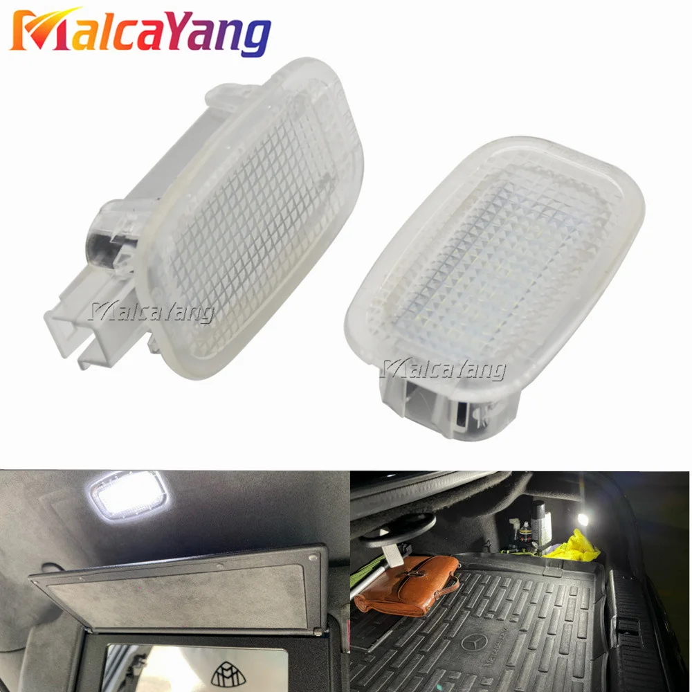 2PCS Car Door Footwell Luggage Trunk Vanity Mirror Glove Box Light For Benz W164 W169 W204 W212 W221 W245 W463 X164 X204 W216 - купить по
