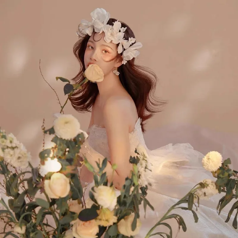 Новинка головные уборы в Корейском стиле для невесты со сказочным шармом