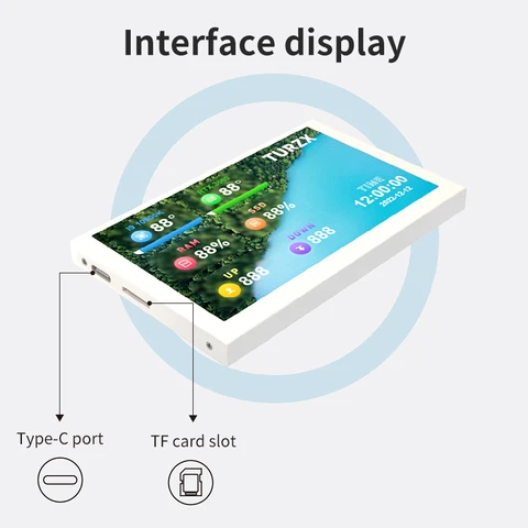 TURZX 5-дюймовый USB-C дисплей белый