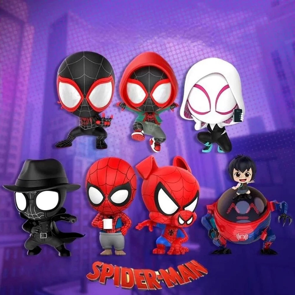 Фигурка Человека-паука Marvel Q Version движущаяся голова параллельная вселенная