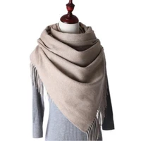 100 natural pure 100 cashmere scarf women winter scarf shawls for ladies men unisex warm soft scarf large size thicken pashmina