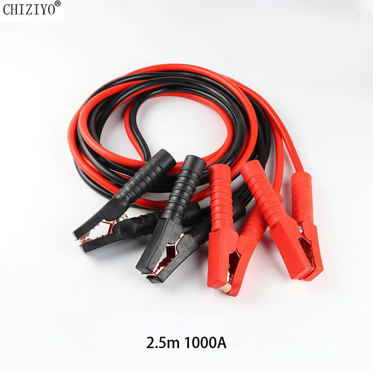 

2024 сверхмощные 2,5 а 4 м/а м автомобильные аккумуляторные пусковые выводы бустерные кабели Перемычка медный провод аксессуары для автомобильных аккумуляторов