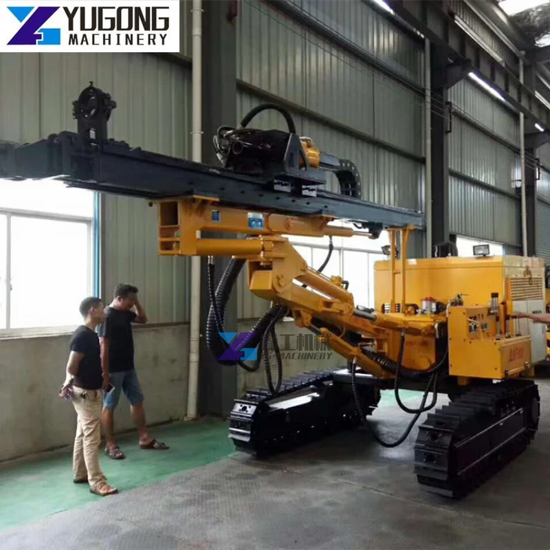 Лидер продаж установка для бурения DTH гусеничная наклона 300 м 500 600 800 водяных