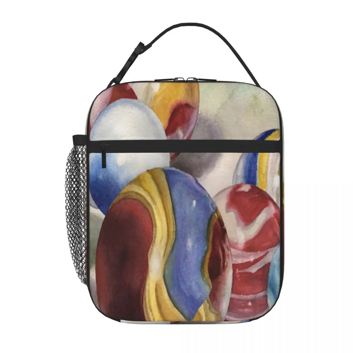 

Moms Marble Shooter Anne Gifford Lunch Tote Picnic Insulation Bags Thermal Fridge Bag