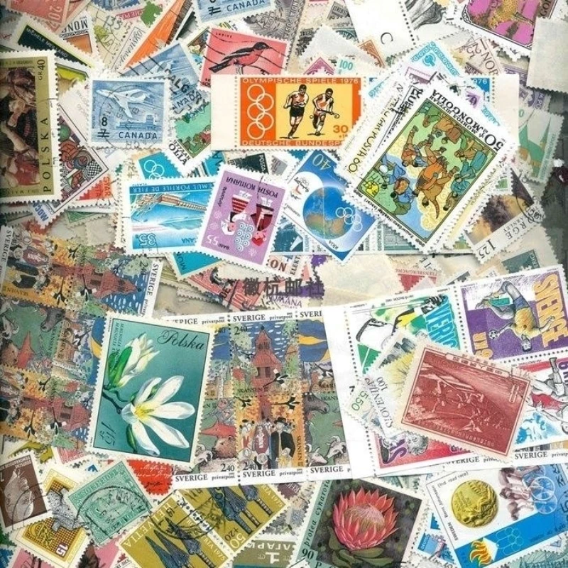 1000 шт. почтовые штампы со всего мира смешанный набор для почтовых отпечатков