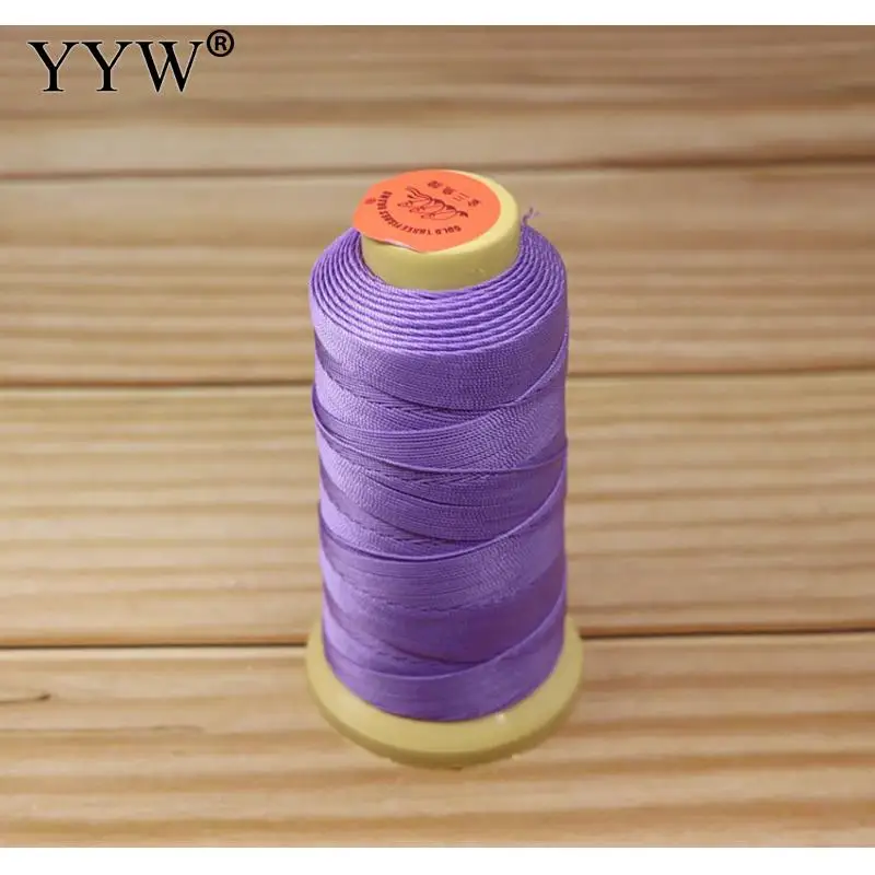 Cordón de nailon de 0,2mm-1,2mm para la fabricación de joyas, pulsera artesanal, collar, accesorios hechos a mano, rollo de cuerda de 3-18 soportes, cordón de hilo de nailon