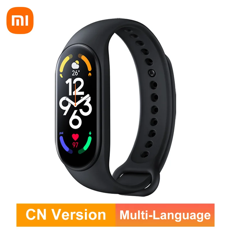 Best Xiaomi reloj inteligente Mi Band7, pulsera de 1,62 pulgadas, AMOLED, Bluetooth 5,2, 120 modos de entrenamiento, análisis de entrenamiento profesional