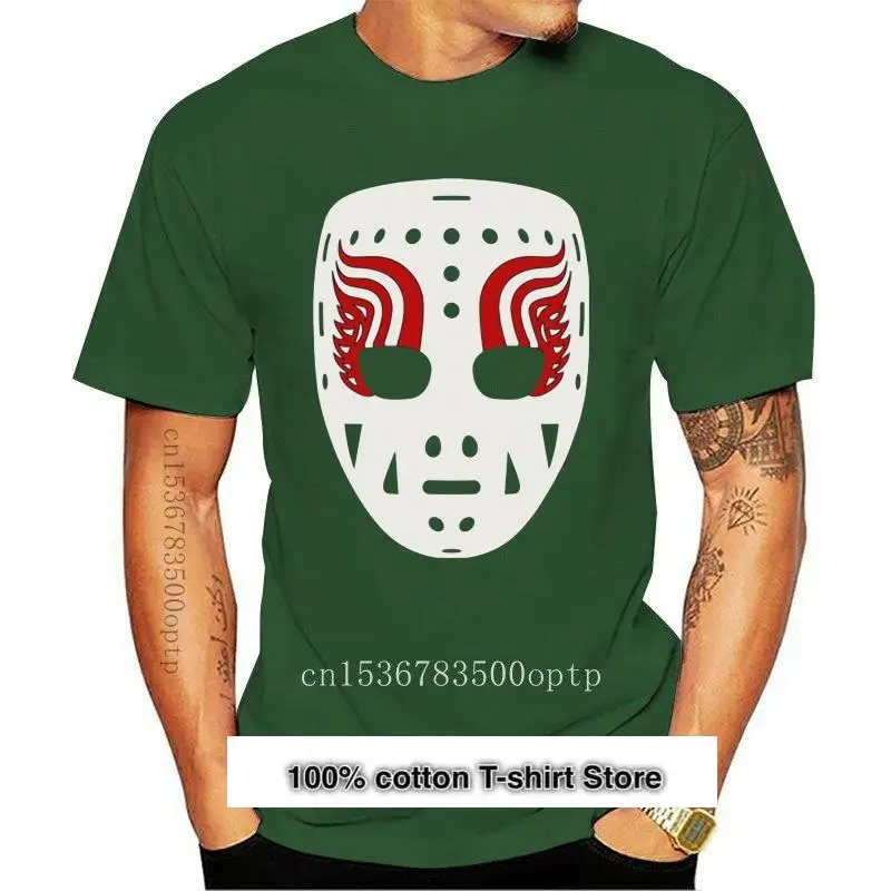 

New Jim Rutherford, Detroit, Goalie, Mask, Red Wings, Retro, 1970';S, 1980';S, T-Shirt Custom Graphic Tees Tee Shirt