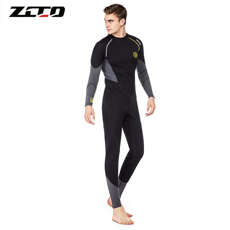 Wetsuit Full Mens 3mm Neoprene Wetsuits Full Body Diving Surfing Canoeing Suit Long Sleeve One Piece Wet Suits