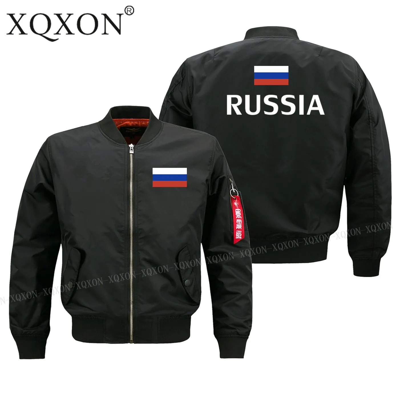 

New-2022New Men JACKET Russia Flag Printed Military Pilot Man Coats Jackets J164