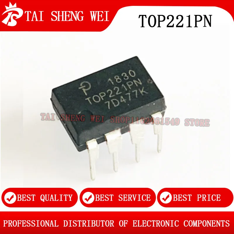 10 шт. TOP243PN DIP TOP243 DIP-7 TOP243P TOP242PN TOP242 TOP224PN TOP224 TOP223PN TOP222PN TOP221PN TOP209PN TOP232PN