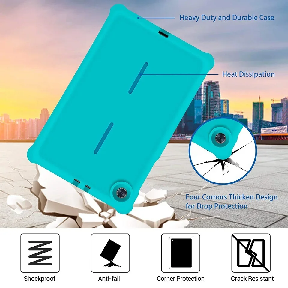 Детский чехол MingShore для Lenovo Tab M10 FHD Plus 10 3 дюйма TB-X606X прочный планшета с