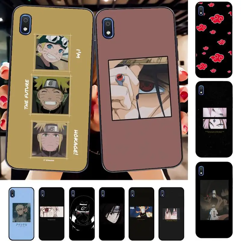 

BANDAI Naruto uzumaki Itachi Uchiha Phone Case for Samsung A51 01 50 71 21S 70 31 40 30 10 20 S E 11 91 A7 A8 2018