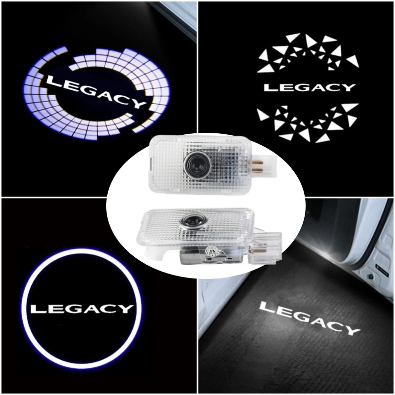 

2Pcs LED Car Door Welcome Lights Shadow Projector Courtesy Lamp for Subaru Legacy BE BH BL BP BM BR BN BS 2010-2017 Accessories