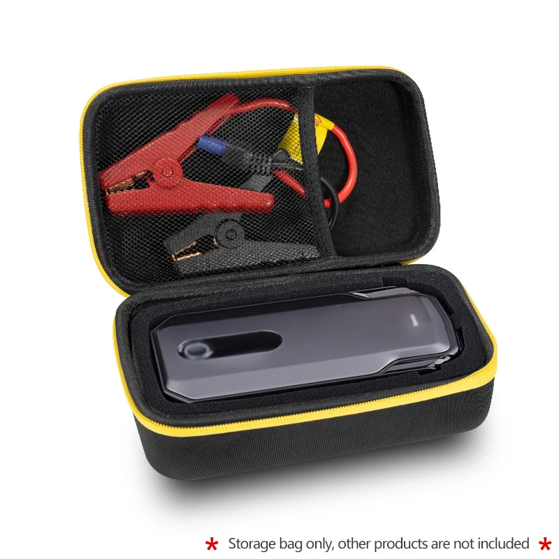 Empty Hard EVA Outdoor Travel Case Bag for Baseus 20000mAh Jump Starter Power Bank 2000A 12V Portable Car Battery Starter Bag