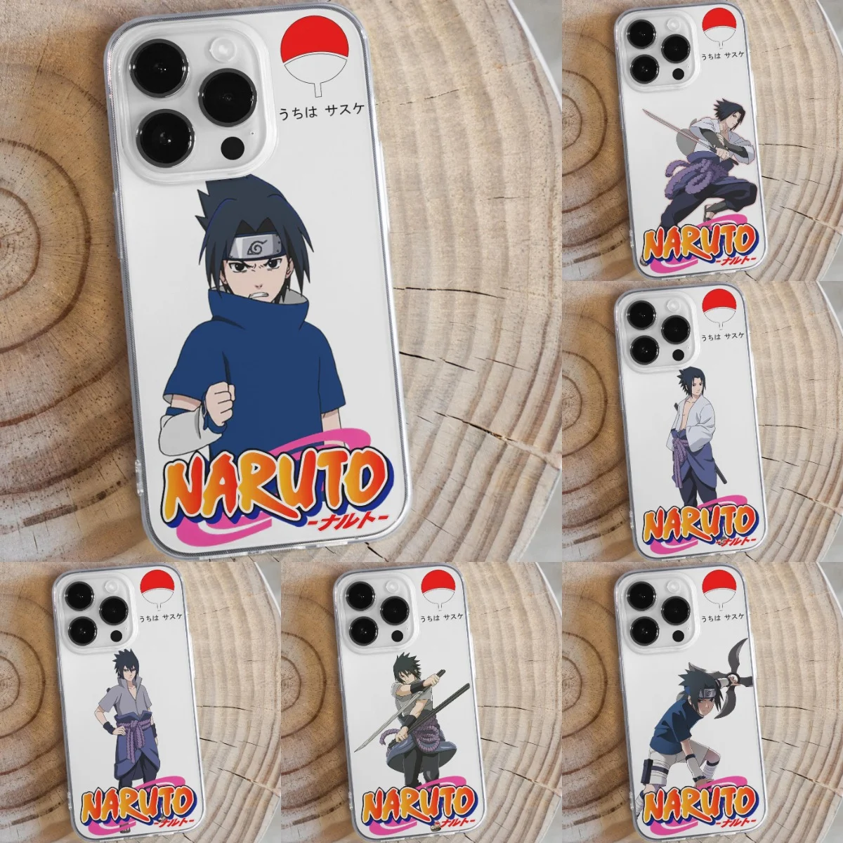 

Iphone 14 Pro Max Case Soft Anime Toys Transparent Silicone Naruto Fall Resistance 13 12 11 X XR XS 8 7Plus Sasuke Mobile Phone