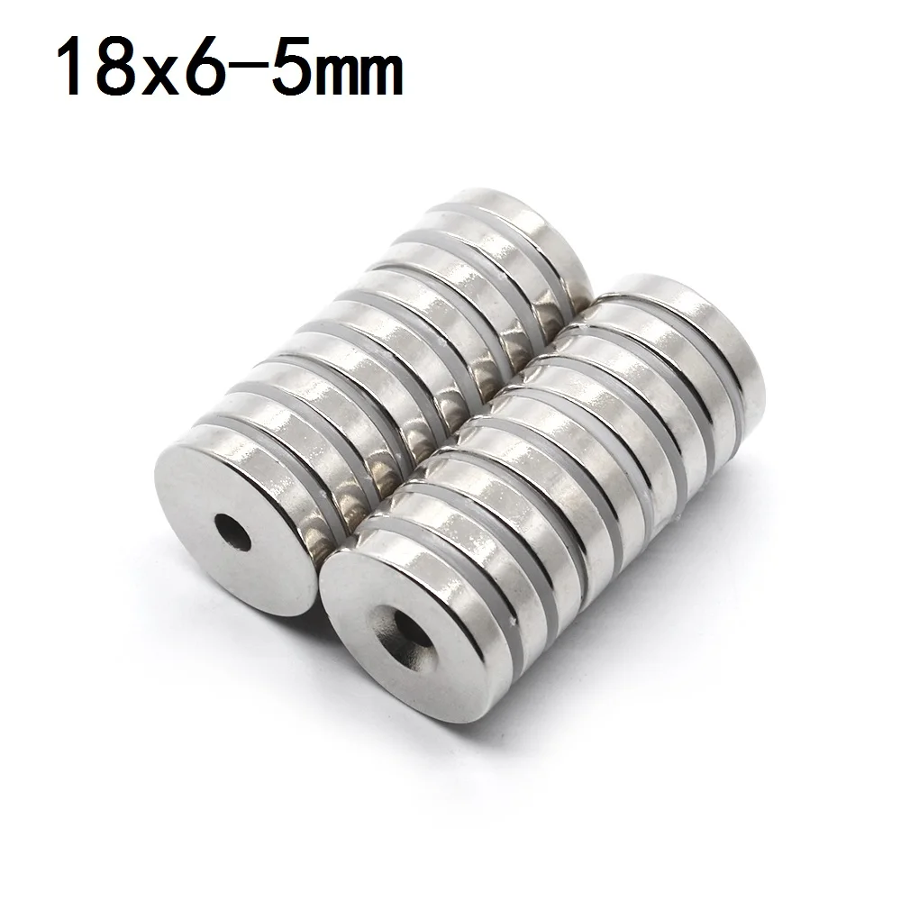 

10 шт., неодимовые магниты, диаметр 18x6-5 мм
