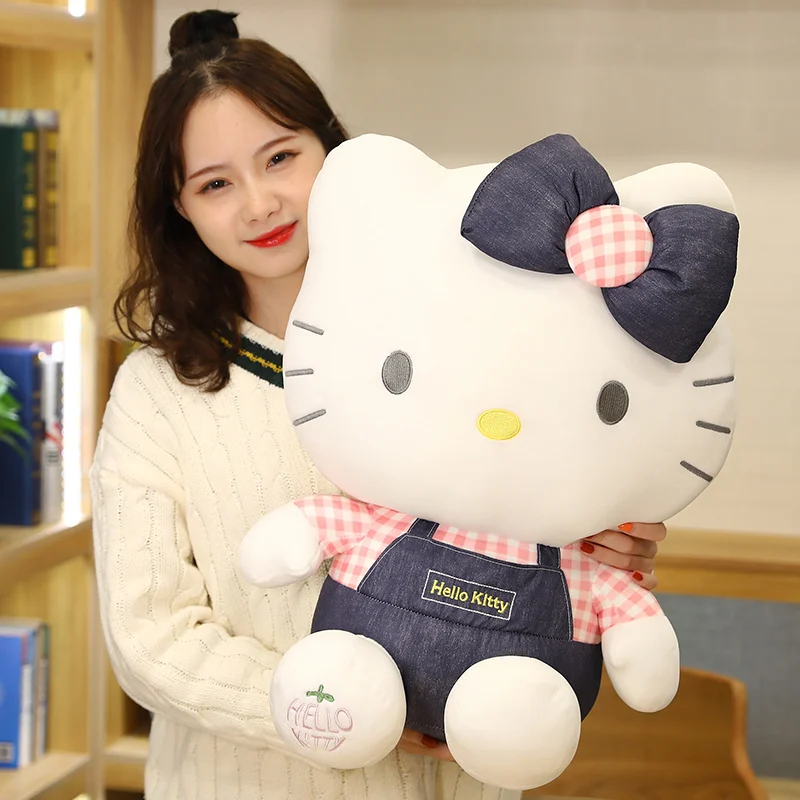 

Hello Kitty плюшевые милые игрушки-кошки Sanrio Kawaii KT, мягкие детские игрушки, подарок на Рождество, день рождения, праздник