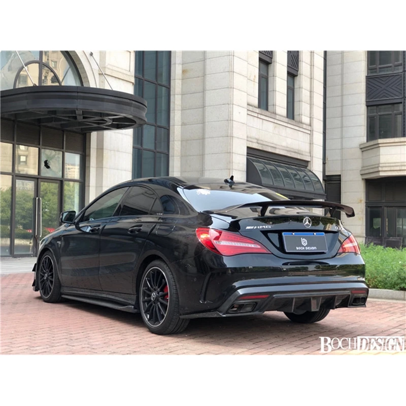 Спойлер GT крышка крыла для Mercedes-Benz CLA CLASS W117 CLA45 задний спойлер багажника из