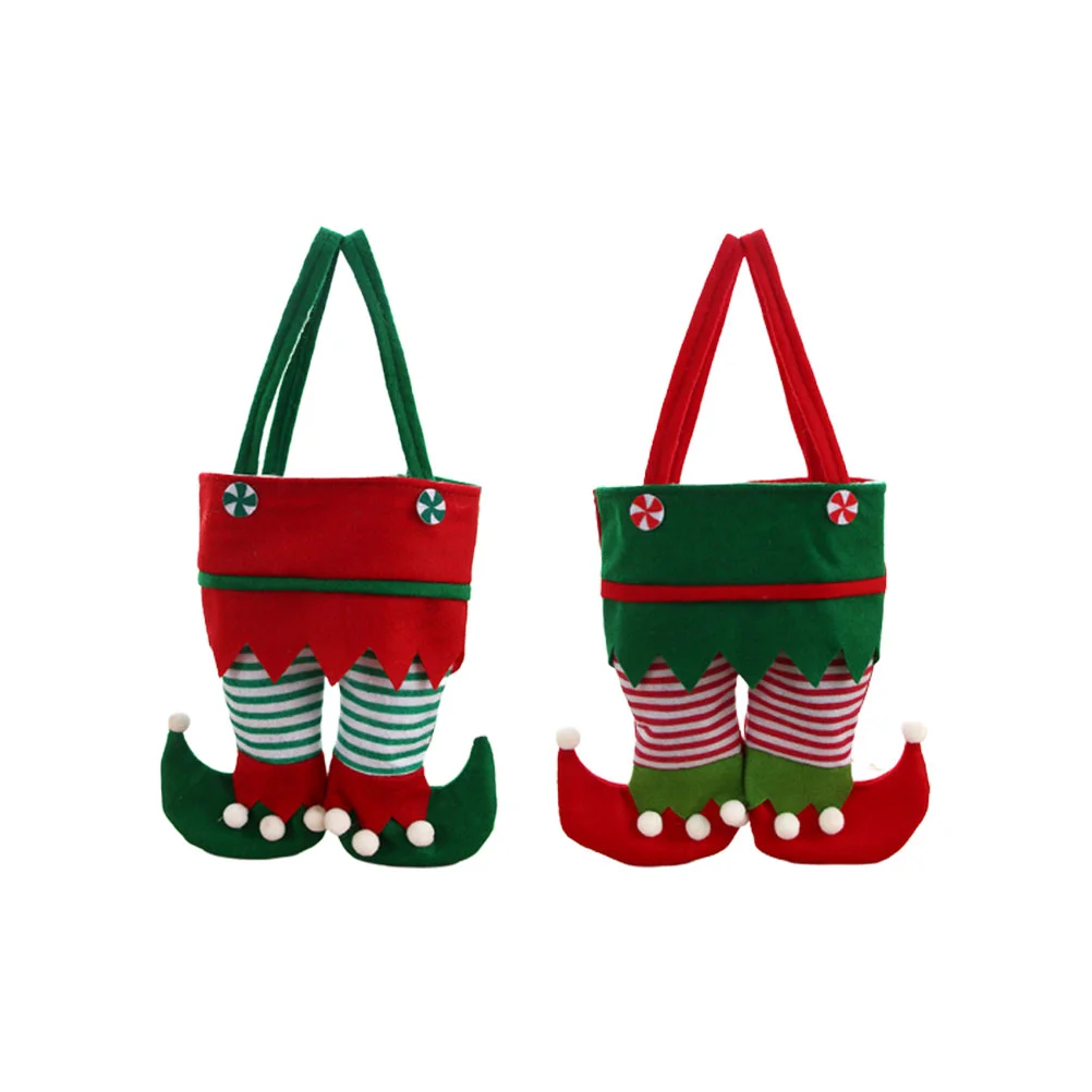 Брюки эльфа красная сумка портативный подарок на Хэллоуин Рождество для