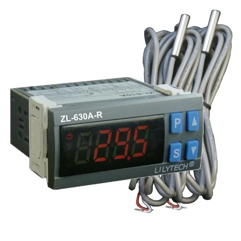 Фото ZL-630A-R, Термостат Modbus, Контроллер температуры с Rs485, Контроллер холодного хранения Modbus, Lilytech №1