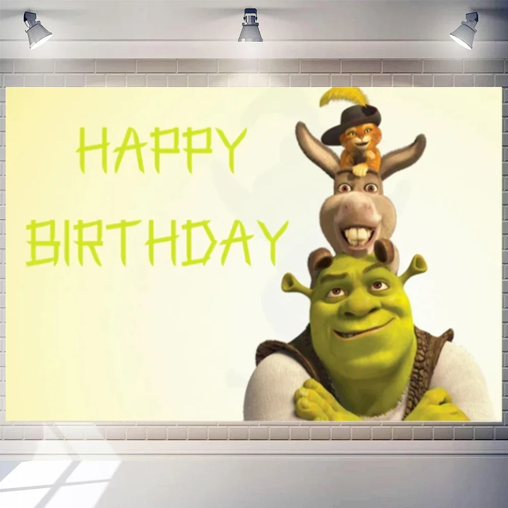 Фон для фотосессии Шрек и Фиона  MINISO фиона бранд невинное искушение