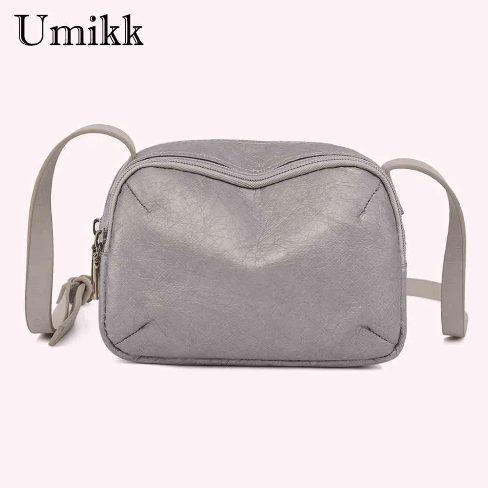 

Simple Shoulder Bag Casual Dupont Paper Women Crossbody Bag Solid Color Zipper Portable Vintage Elegant for Weekend Vacation