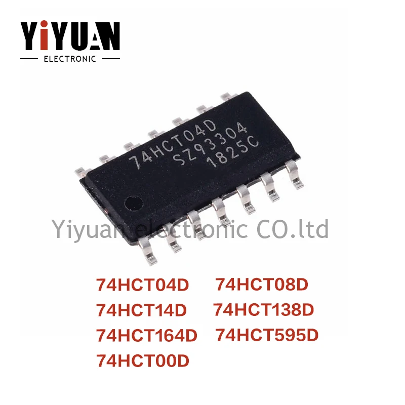 10 шт. Новый SN74HCT04DR 74HCT04D 74HCT08D 74HCT14D 74HCT138D 74HCT164D 74HCT595D 74HCT00D SOP регистратор, инвертор, логический чип