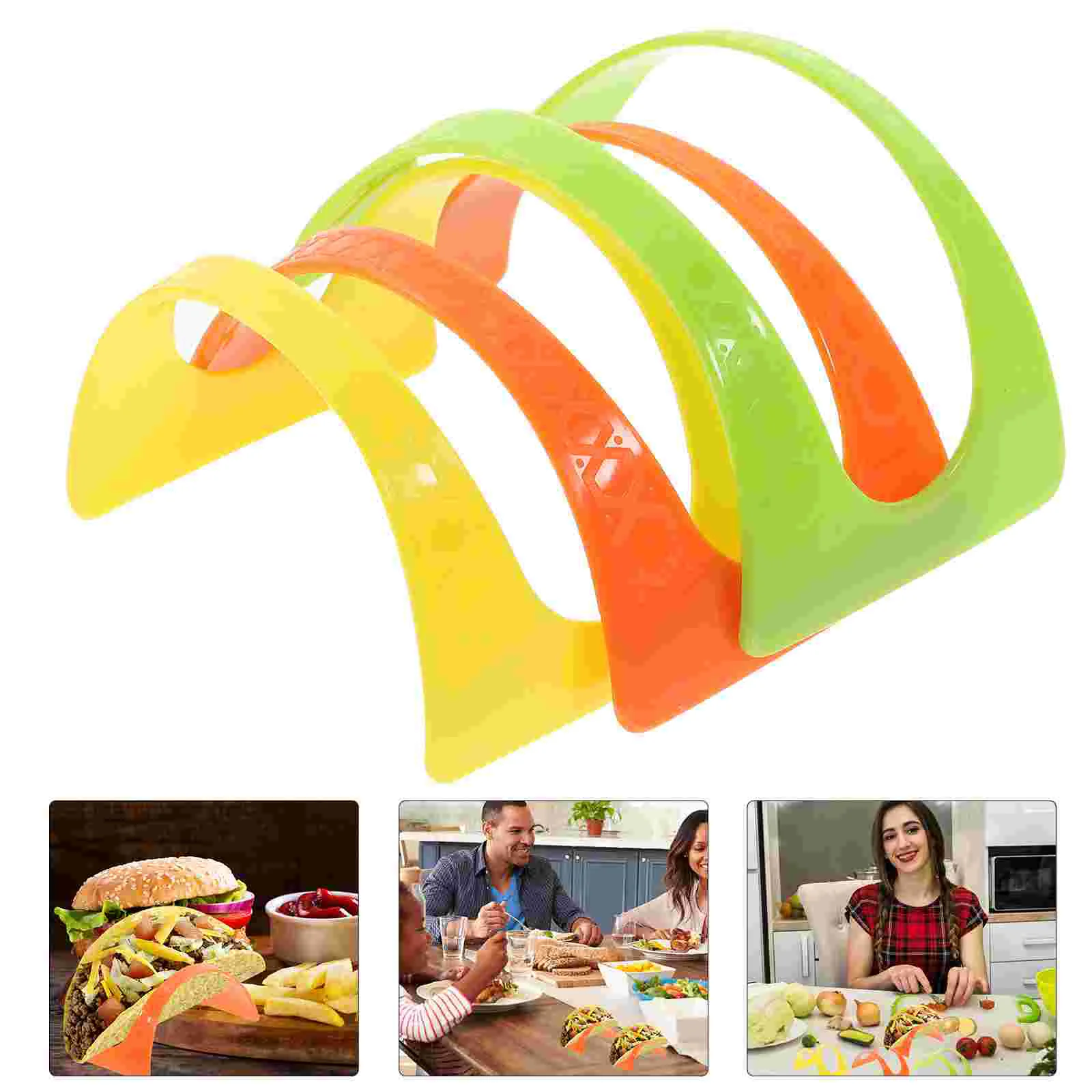 

Taco Rack Holder Shell Pancake Mexican Traystand Stands Kitchen Tortilla Holdersbaking Tuesday Party Supplies Serving Hard