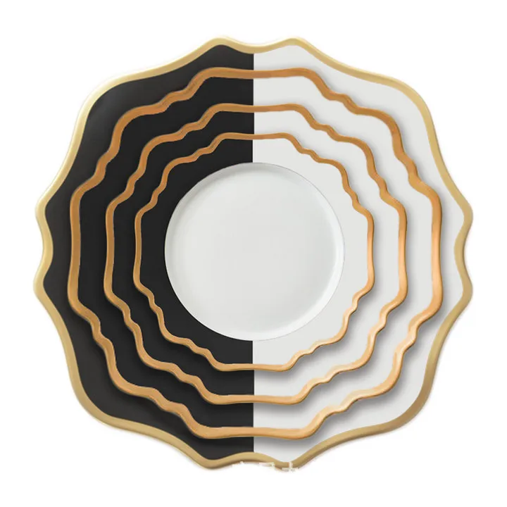 

tableware cutlery set dinnerware sets flatware set dish set kitchen accessories cubiertos de acero inoxidable CN(Origin)