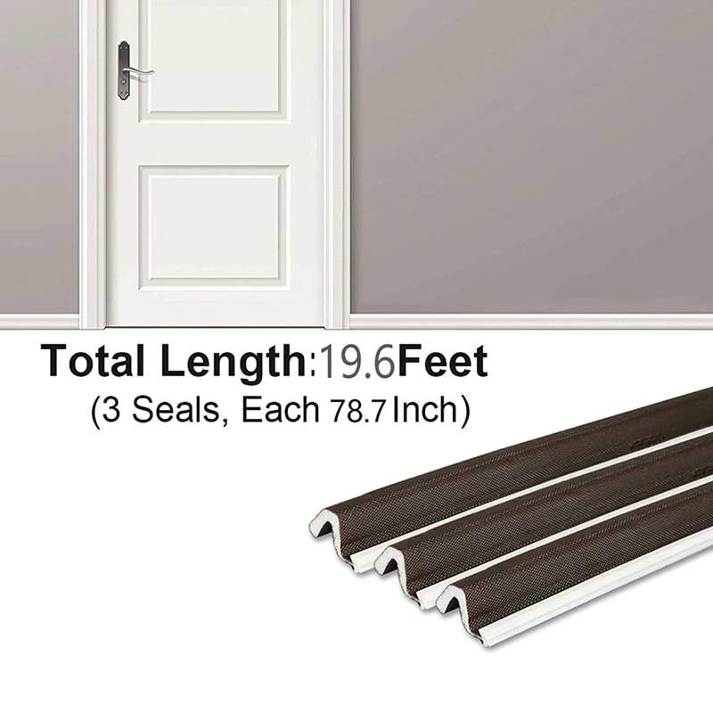 3 шт. уплотнитель для керма 78 7 дюймов двери из пенополиуретана различных дверей с