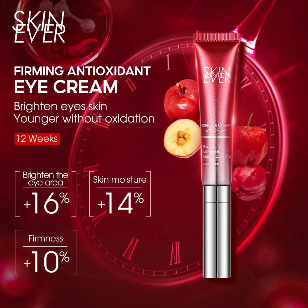 

Anti Dark Circle Acerola Cherry Eye Cream Anti-Puffiness Eye Bags Skin Care Anti-Wrinkle Hyaluronic Acid Cream Beauty Health