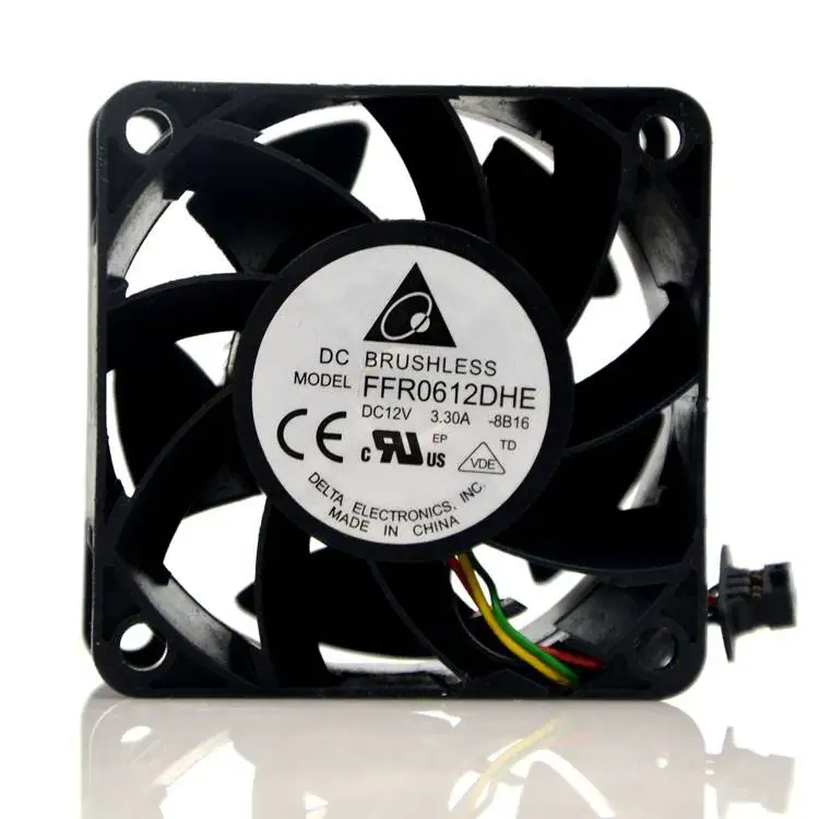 

2PCS FFR0612DHE 6038 12V 3.3A 6CM Cooling Fan NEW ORIGINAL IN STOCK